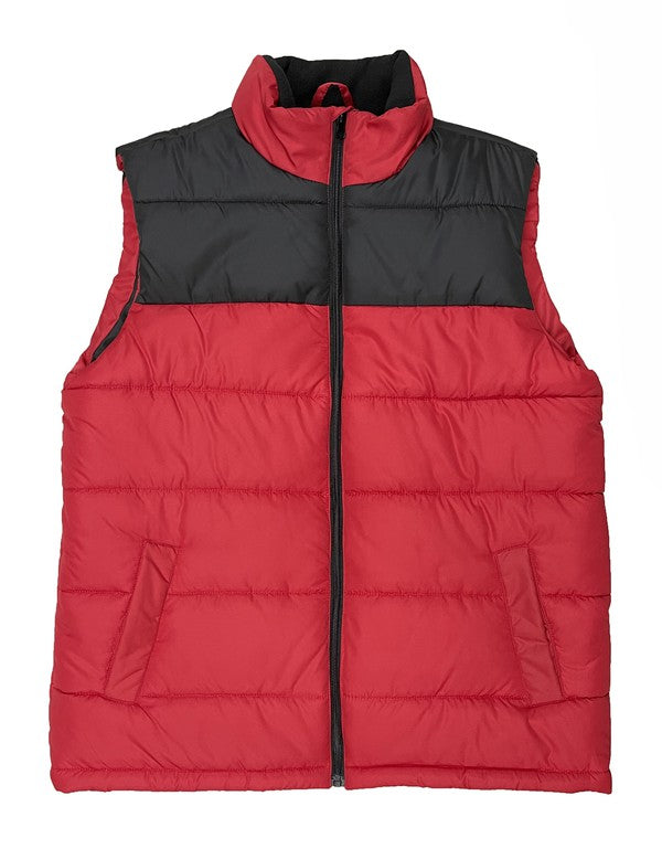 Wyatt Padded Winter Two Tone Vest