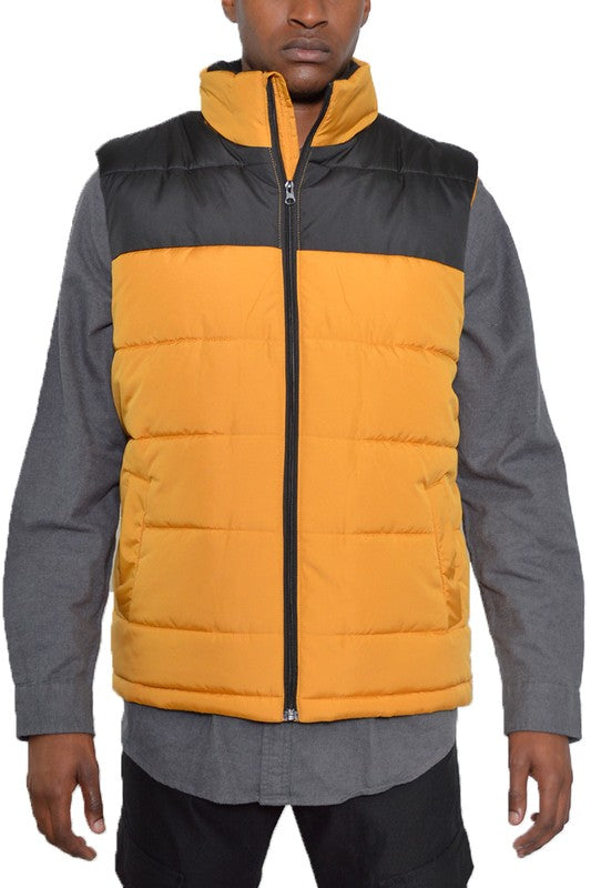 Wyatt Padded Winter Two Tone Vest