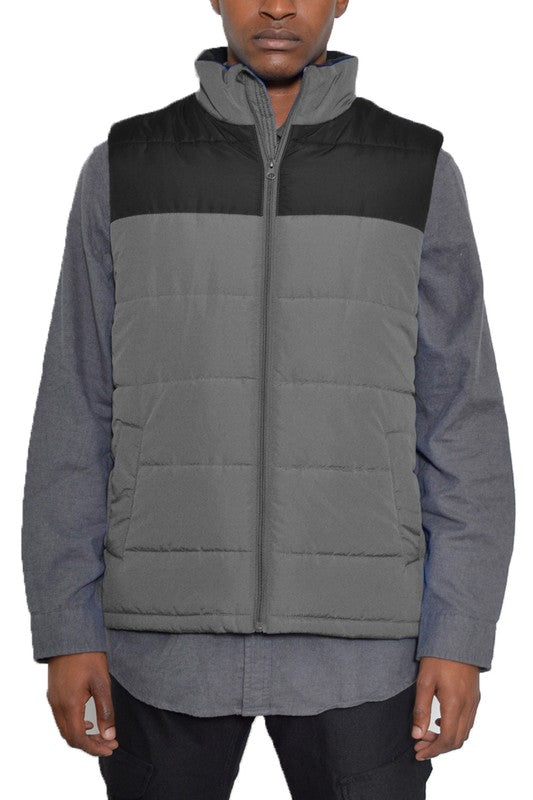 Wyatt Padded Winter Two Tone Vest