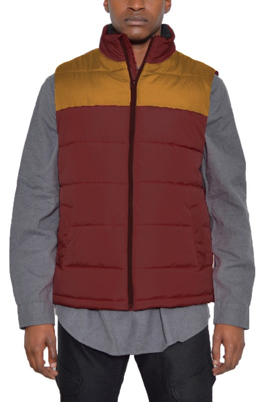 Wyatt Padded Winter Two Tone Vest