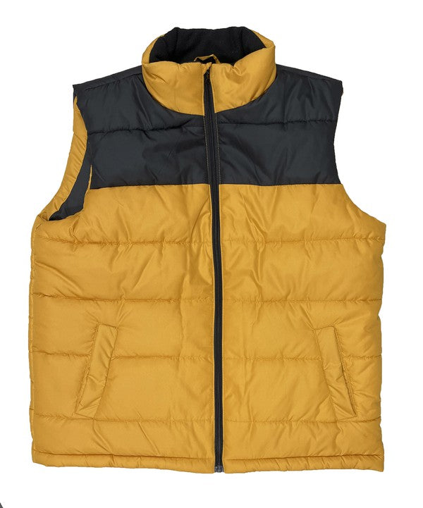 Wyatt Padded Winter Two Tone Vest