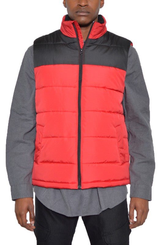 Wyatt Padded Winter Two Tone Vest