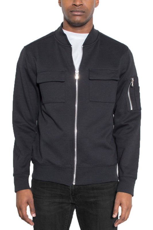 John Cotton Zip-Up Light Weight Jacket