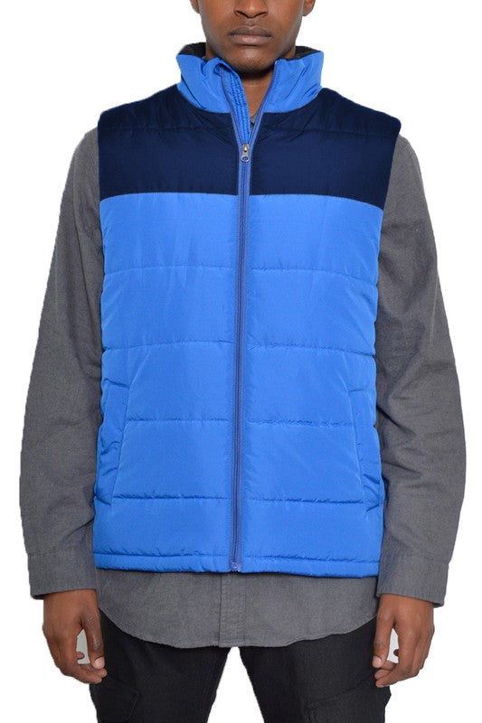 Wyatt Padded Winter Two Tone Vest