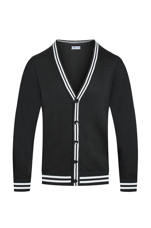 Beau Two Stripe Cardigan